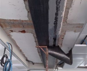 Rinforzo strutturale con tessuti e lamine in fibra di carbonio